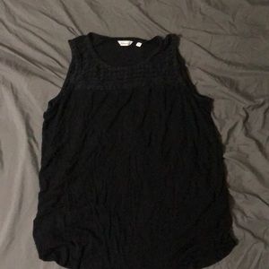 Cute black lace top!